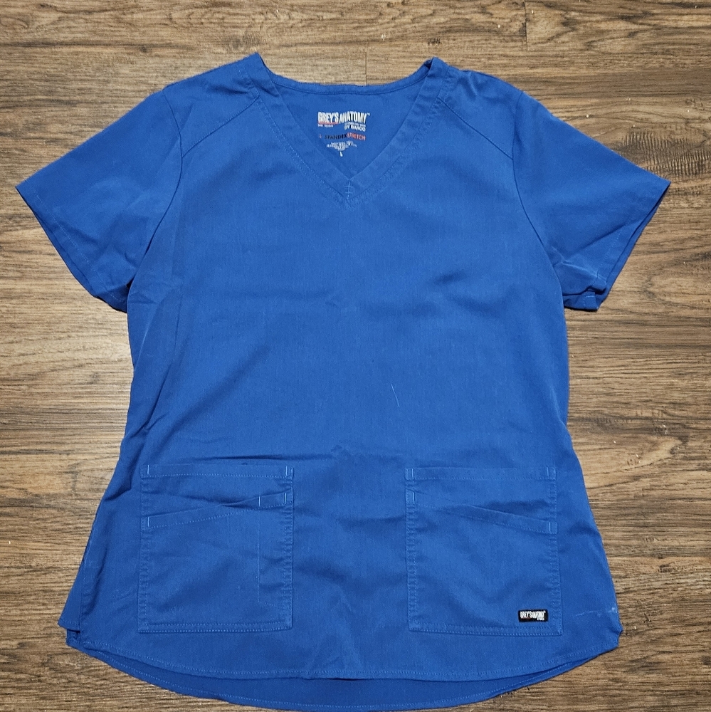 Grey's Anatomy Blue Relaxed Short Sleeve T-Shirt